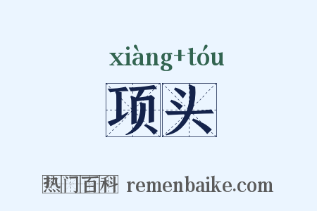 项头是什么意思的图片